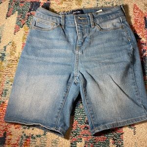 denim shorts